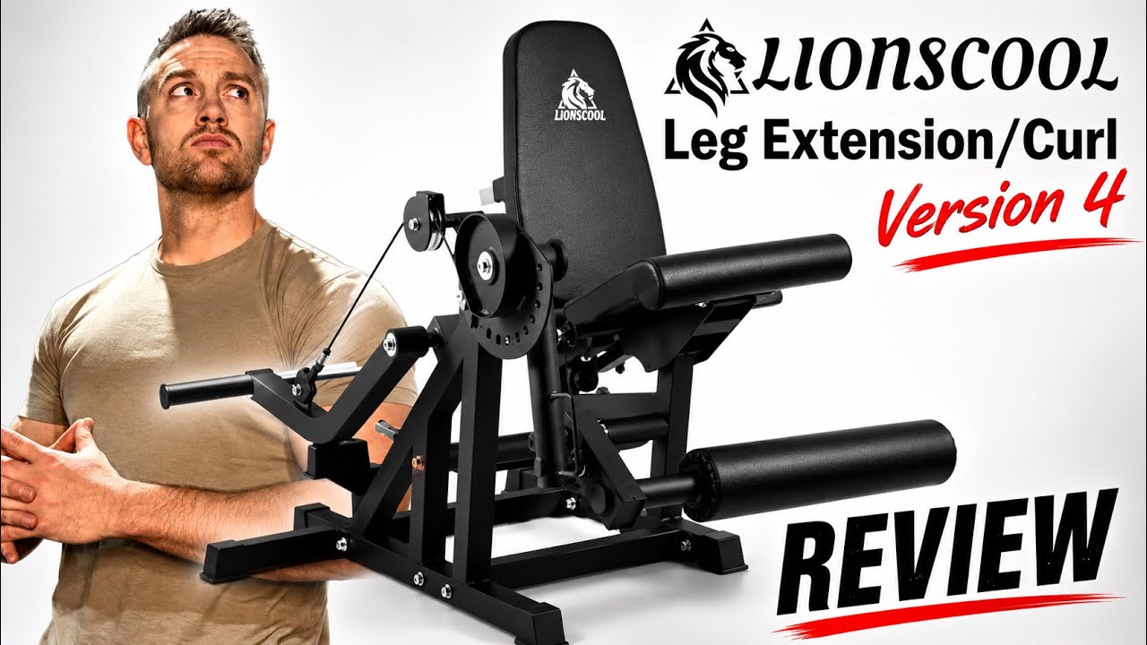 The Lionscool VERSION 4 Leg Extension/Curl REVIEW That You’ve Been Looking For!