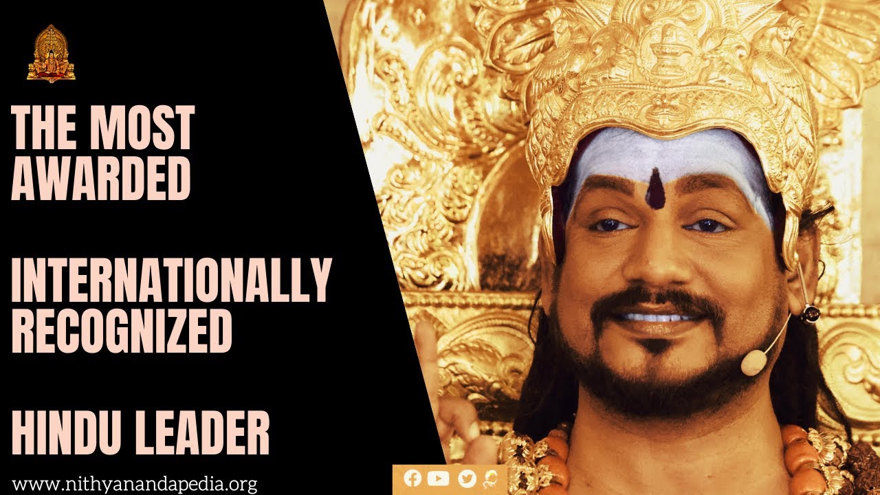 THE MOST AWARDED HINDU LEADER | NITHYANANDA SATSANG | RETELECAST | 31 DEC 2021
