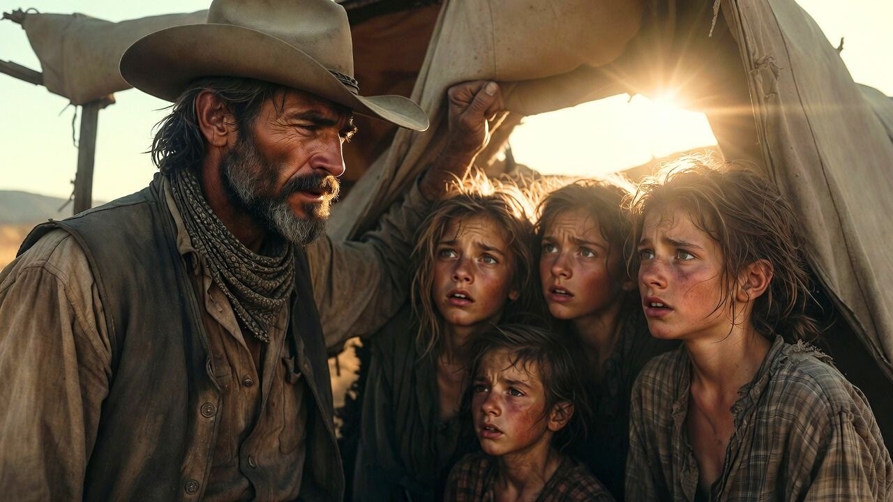 “We Lost Our Mama, Now Pa Won’t Wake Up” — Until a Rancher Tore the Wagon Open