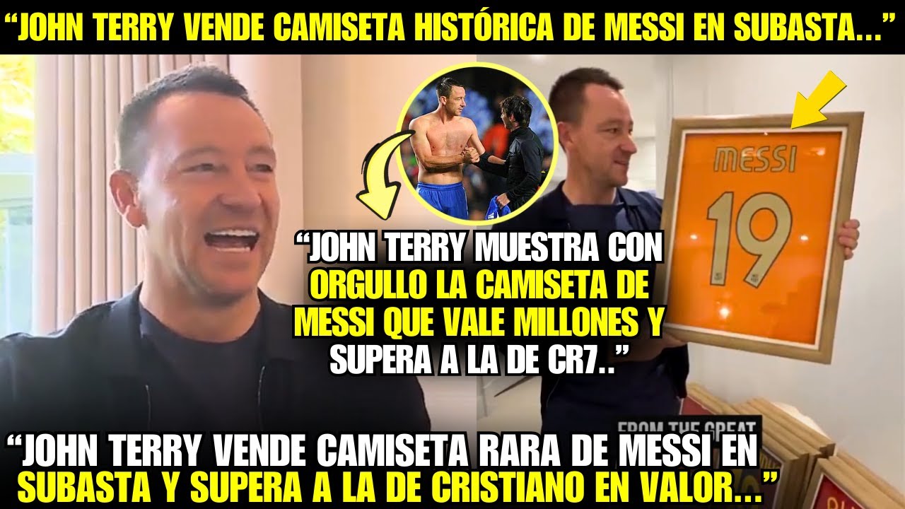 😱¡VAYA! ¡MIRA CÓMO MESSI VENCIÓ A CRISTIANO EN UNA SUBASTA MILLONARIA DE UNA LEYENDA DEL CHELSEA!