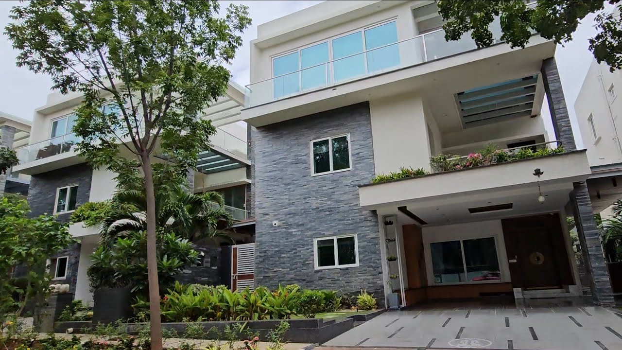 350 Sq.Yards Villa For Sale In Gated Community Hyderabad | Gachibowli | Hitechcity | Kondapur