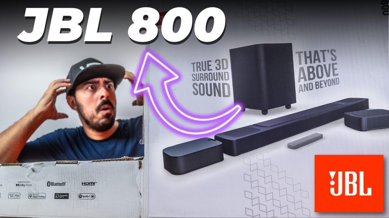 JBL BAR 800: IMPRESSIONANTE! A MELHOR Barra de Som pra você COMPRAR! (Unboxing e Review COMPLETO)
