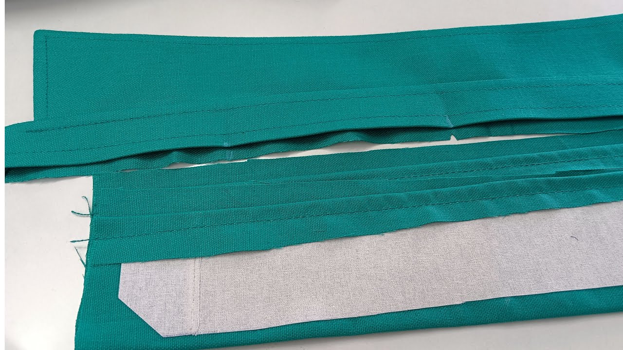 सर्ट काॅलर और कफ लगाना शीखे सिलाई