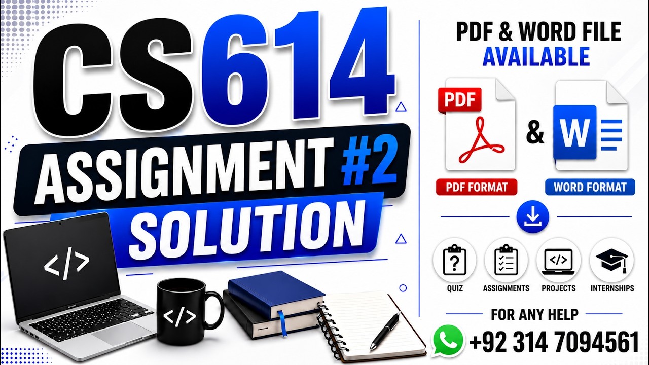 CS614 Assignment 2 Solution Spring 2026 | CS614 Assignment No 2 Solution 2026 | DATA WAREHOUSING