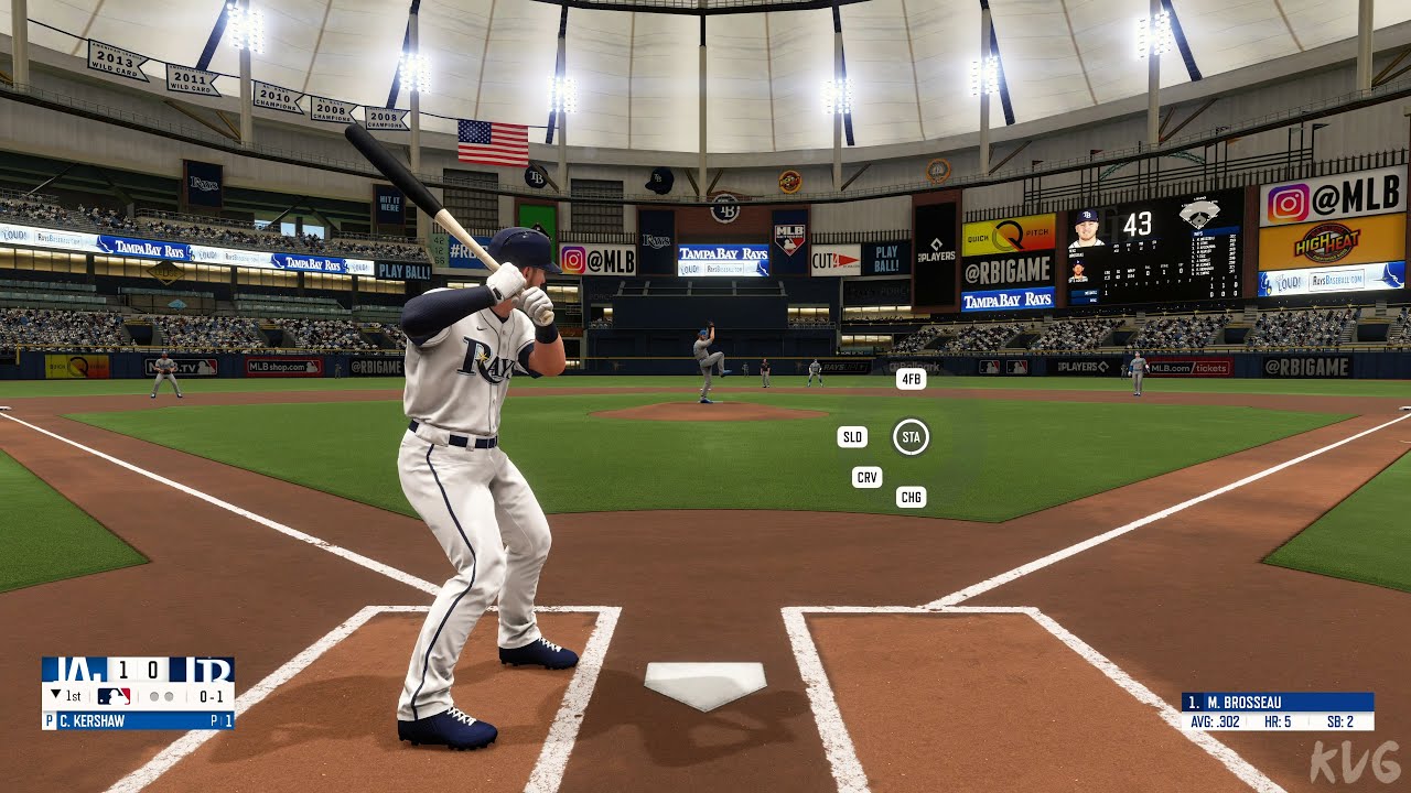 RBI Baseball 21 - Los Angeles Dodgers vs Tampa Bay Rays ​- Gameplay (XSX UHD) [4K60FPS]