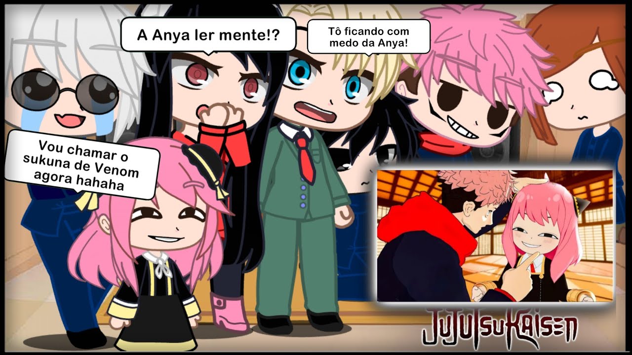 JJk + Spy X Family react E Se a Anya Forger fosse irmã de Yuji itadori no Spy x Family Vr° JJK react
