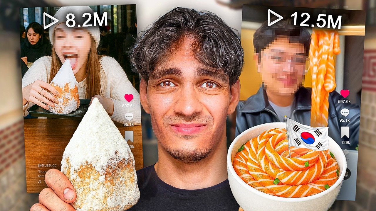 Je teste les Restaurants Tiktok les plus Viraux en Corée..(surcoté??)🇰🇷