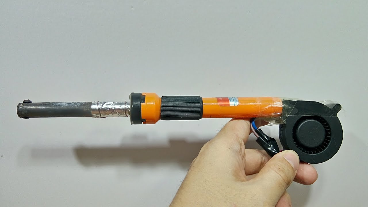 How to Make Hot Air Gun from Soldering Iron