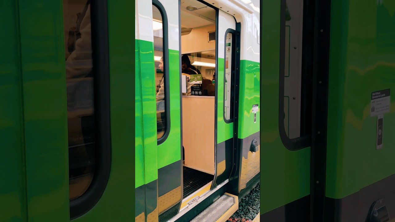 INSIDE CANADIAN GO TRAIN &ndash; TORONTO, CANADA 🇨🇦 #shorts #train #gotrain #interior #Toronto #canada
