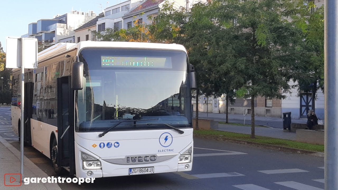 *TEST BUS* Iveco Crossway LE Electric in Zagreb
