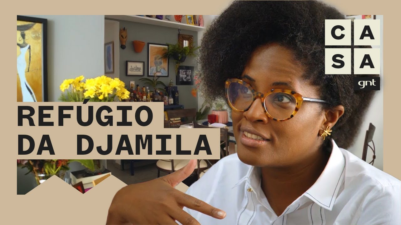 Djamila Ribeiro mostra cantinho de estudos e home office de seu apartamento em São Paulo | Lar