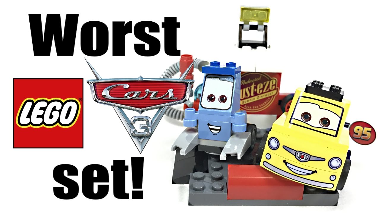 Worst LEGO Cars 3 set - Guido and Luigi's Pit Stop review! 2017 set 10732!