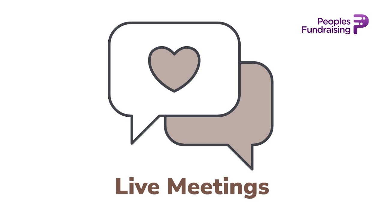 How to Set Up a Live Meeting Page on People’s Fundraising (Step-by-Step Tutorial)