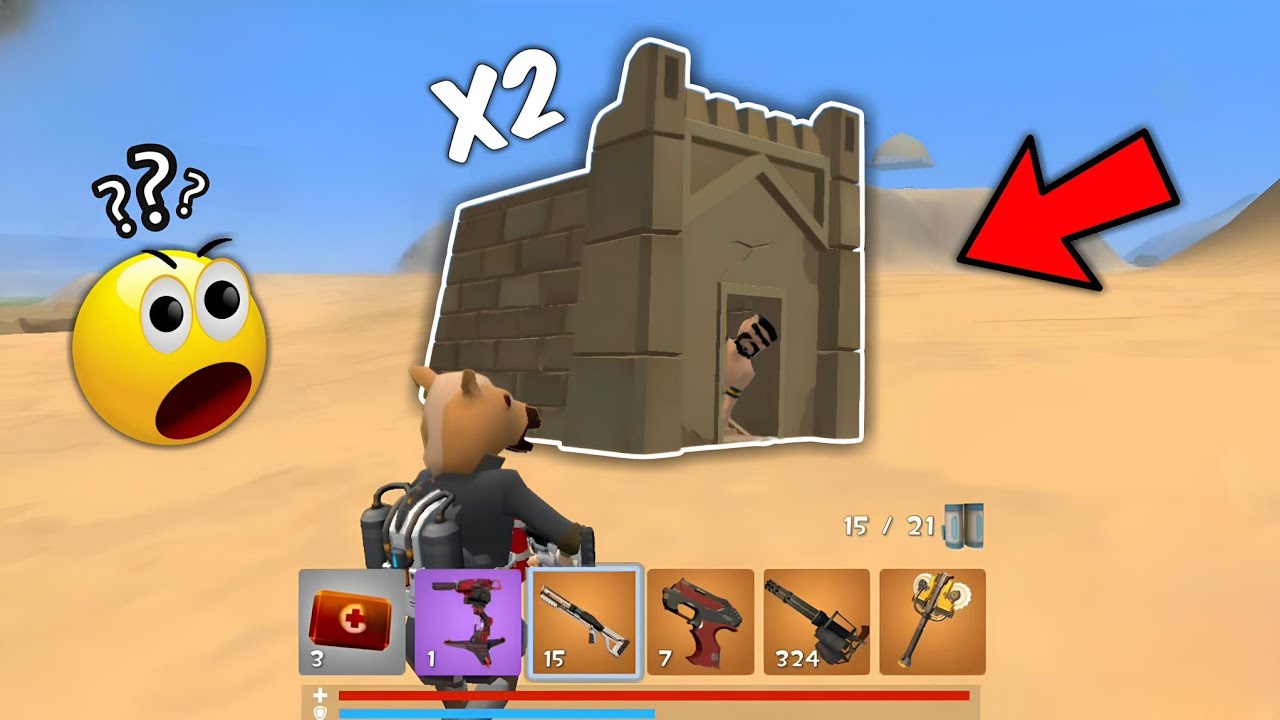 2 BUNKER'S 1 MATCH! 🍀- Rocket Royale Gameplay!