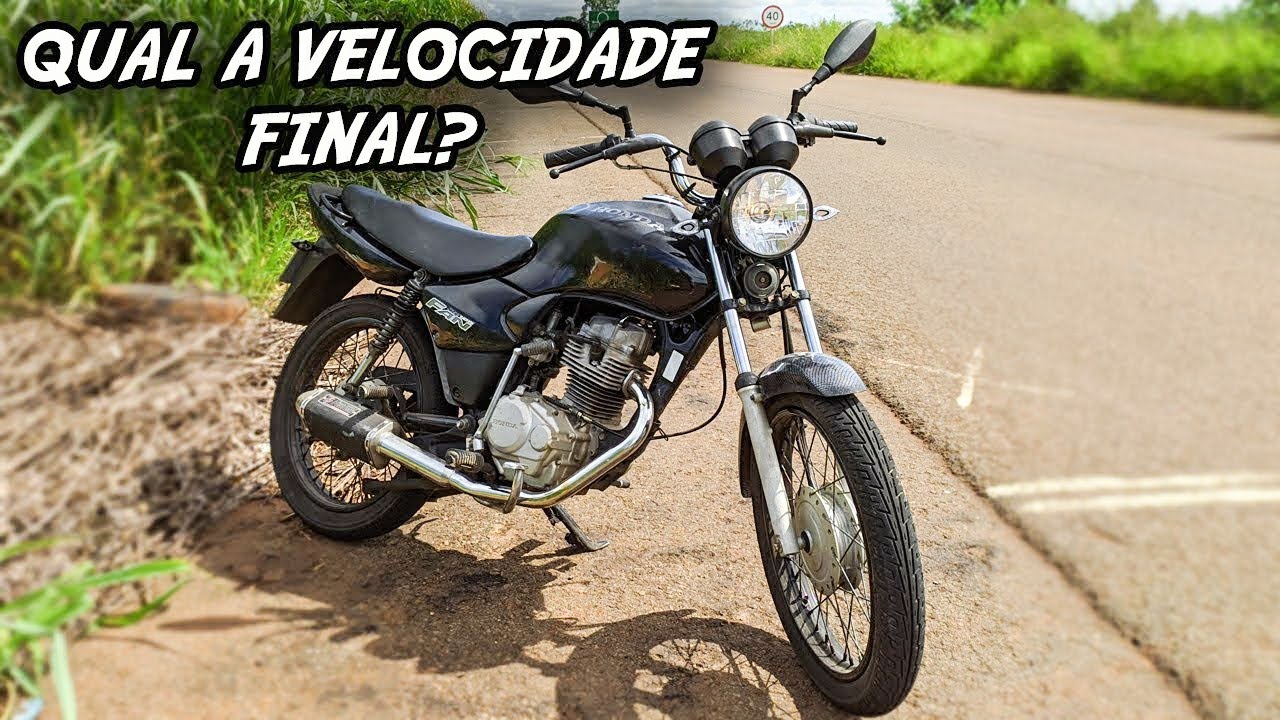 TOP SPEED DA MINHA CG FAN 125 ORIGINAL!