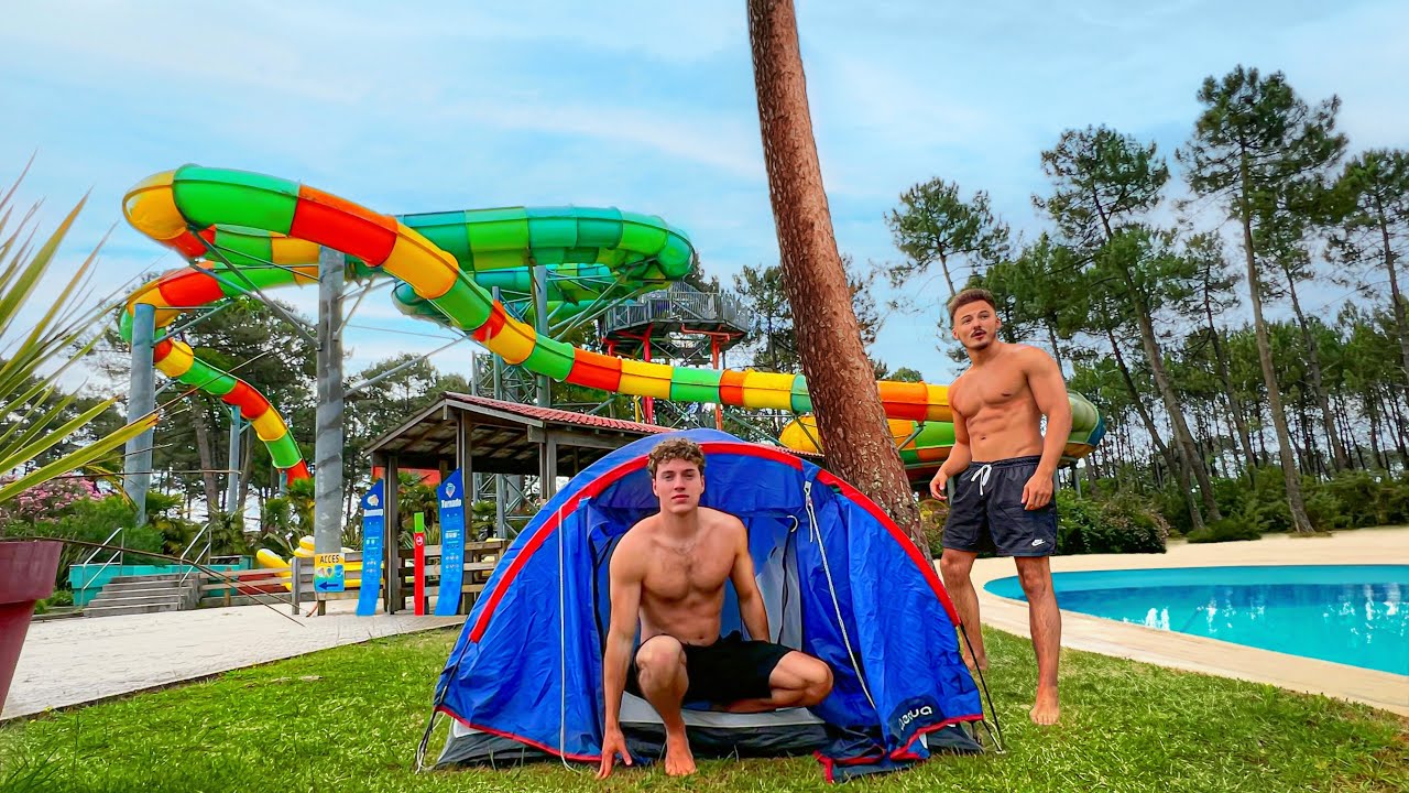 VIVRE 24H SEULS DANS UN PARC AQUATIQUE