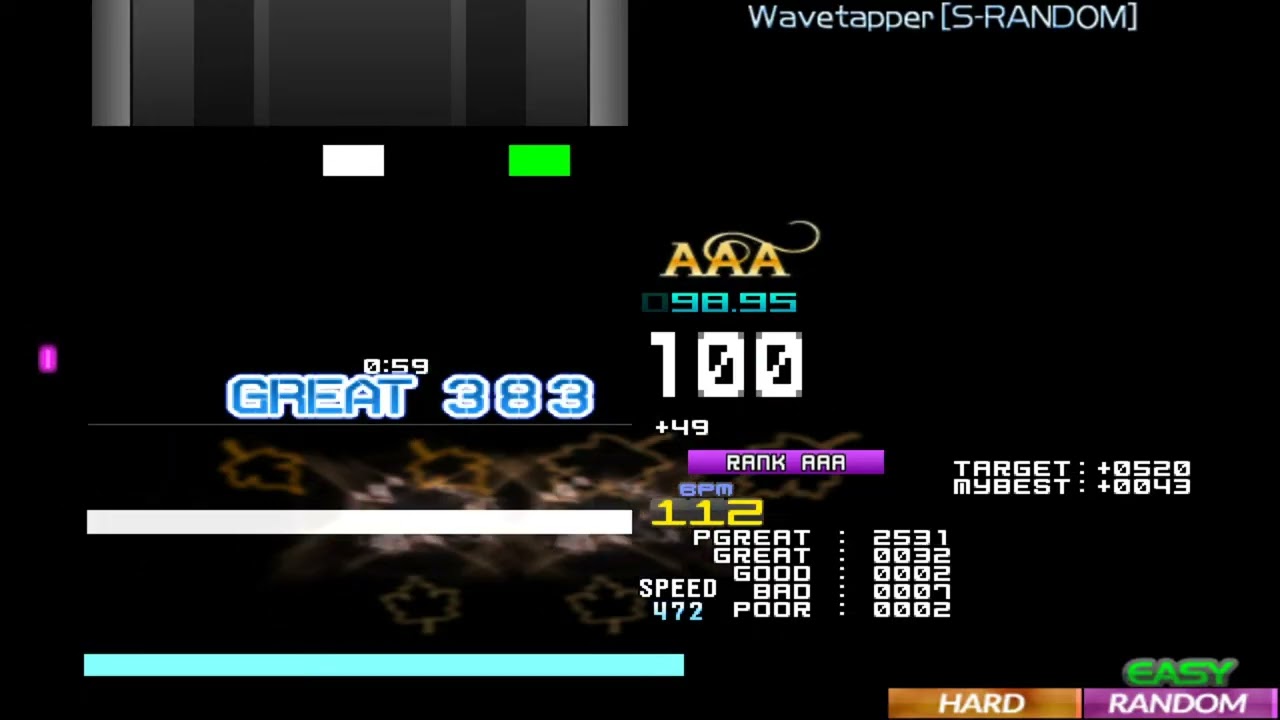 ★★5 Wavetapper [S-RANDOM] HardClear + 99.15%