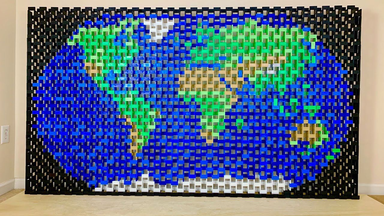 222 FLAGS of the WORLD in 290,000 Dominoes | The ULTIMATE Collection