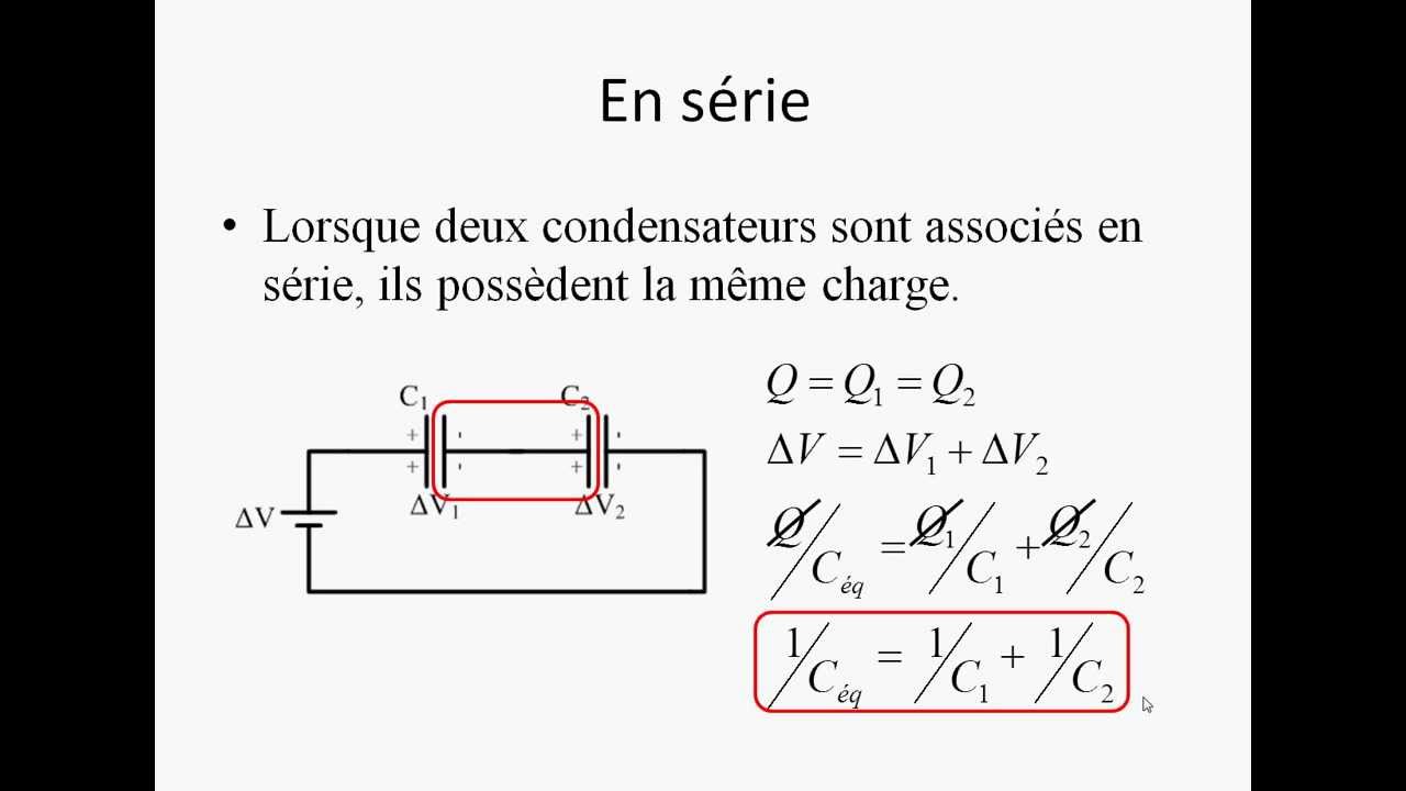 Capsule &Eacute;lectricit&eacute; et magn&eacute;tisme: Les associations de condensateurs