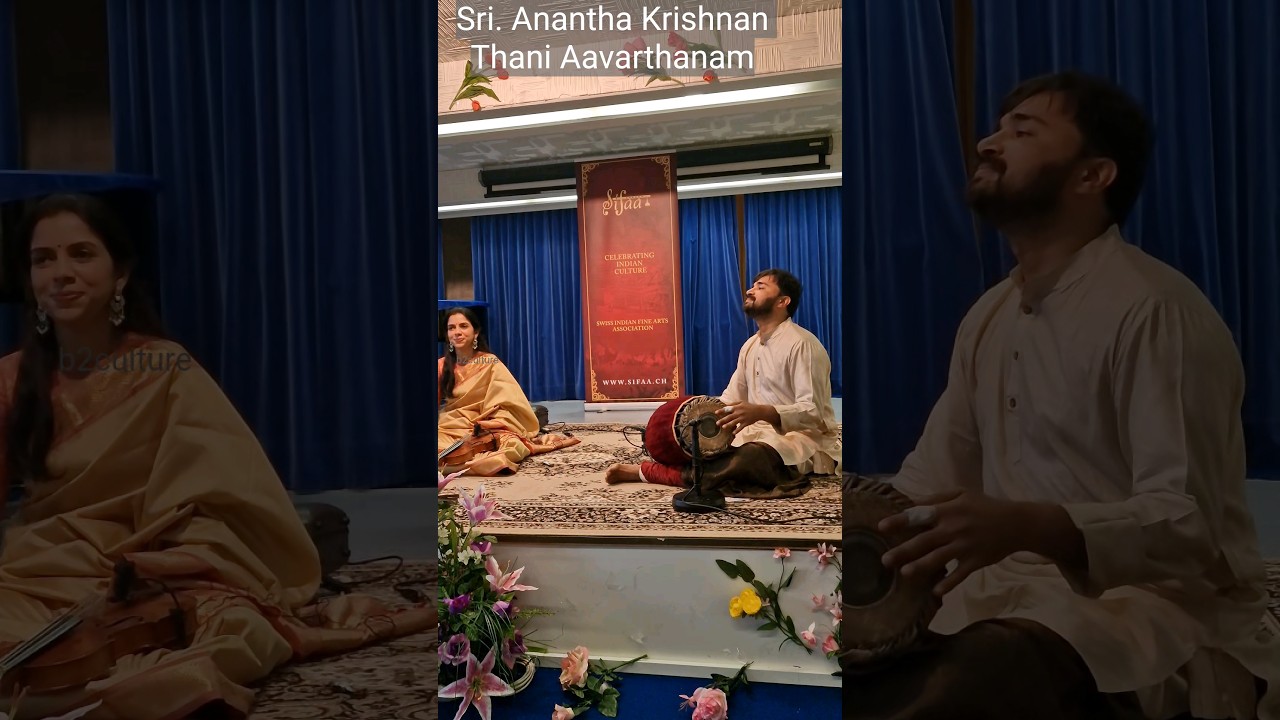 Mridangam Thani Aavarthanam | Sri Anantha Krishnan | SIFAA | Carnatic Concert | Zurich | b2culture