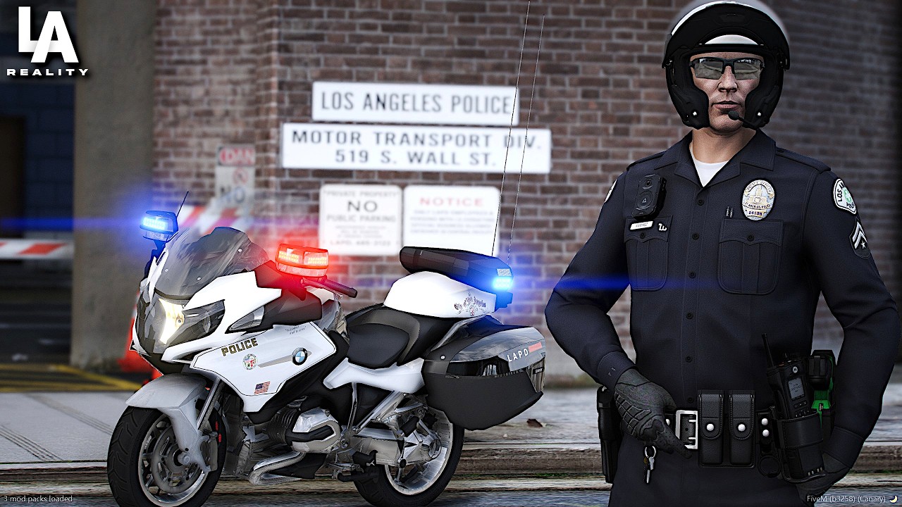 LAPD Motor Unit Traffic Patrol - Authentic FiveM Server