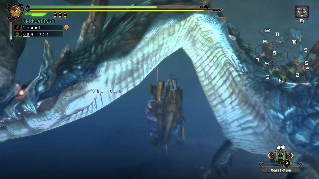 Monster Hunter 3 Ultimate - Lagiacrus - First Hunt