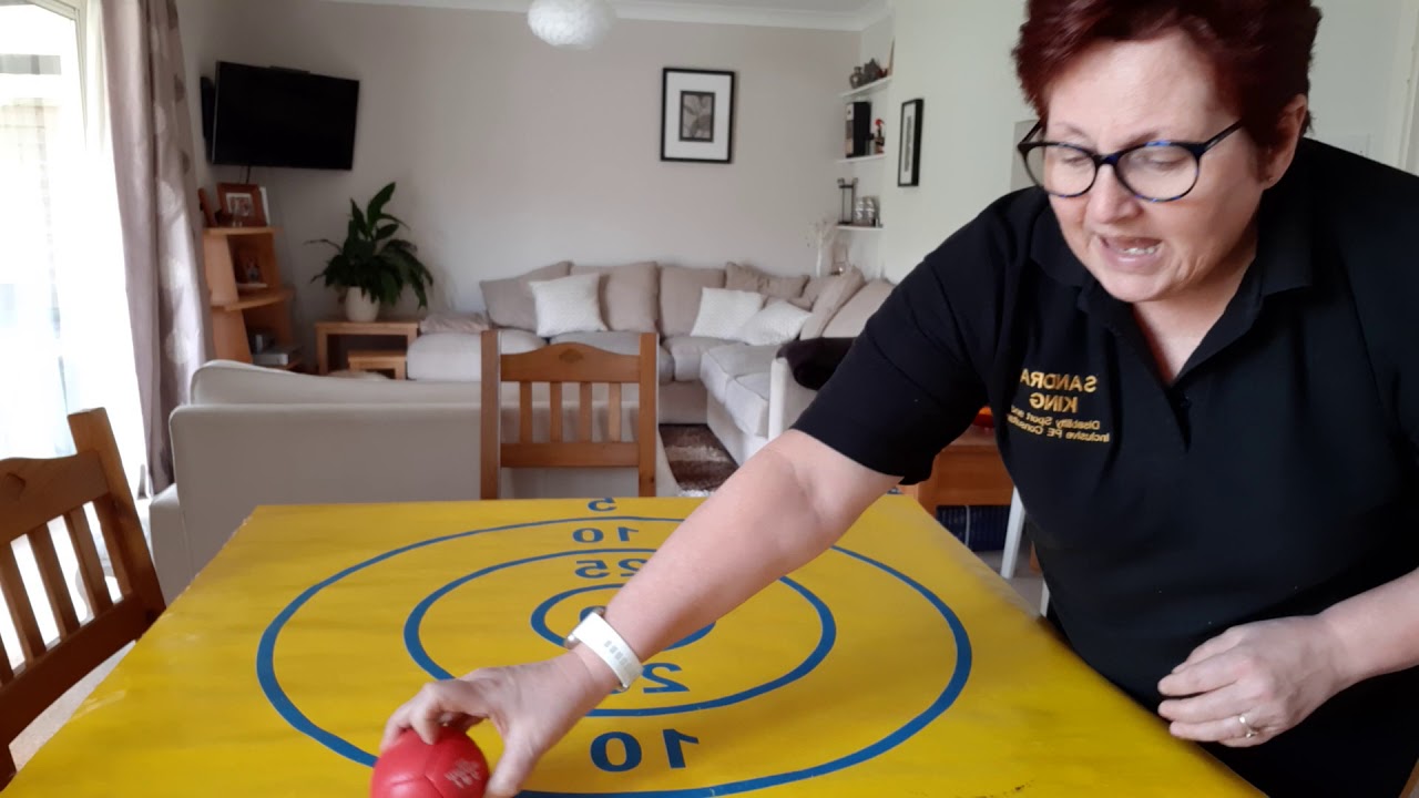 Boccia basics 3; developing accuracy and introducing the scoring circle