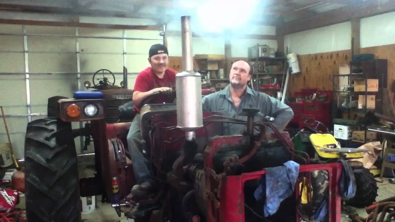 IH 584 First Start After Rebuild