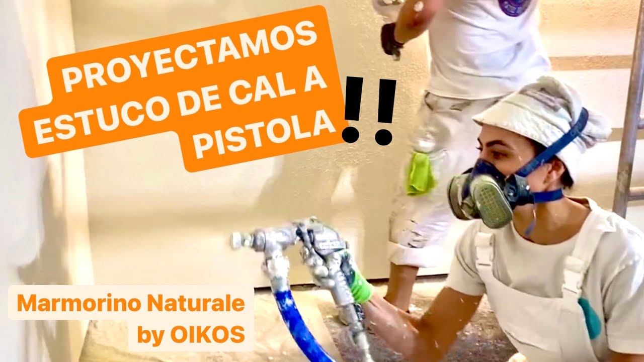 ESTUCO DE CAL PROYECTADO A PISTOLA, Marmorino Naturale by OIKOS