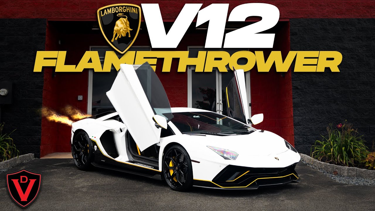 INSANE FLAMES! - Lamborghini Aventador Ultimae Gets FULL Valved Valvetronic Exhaust