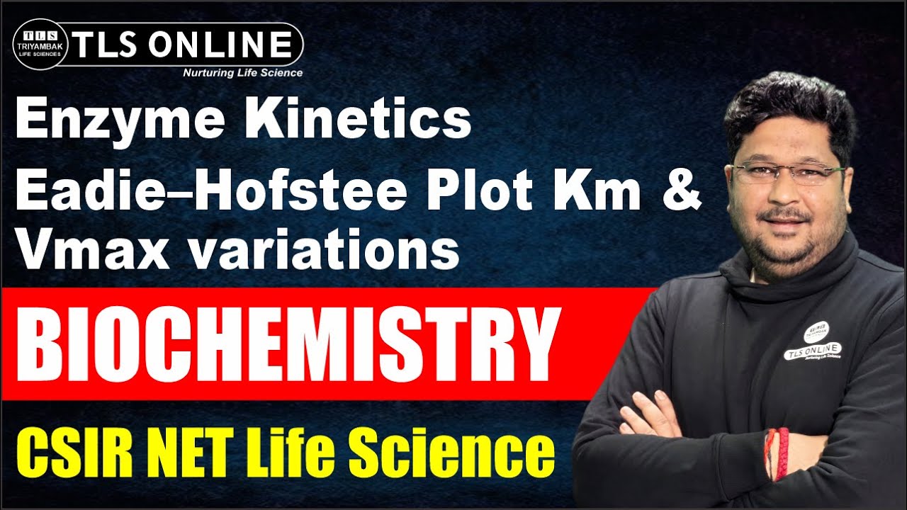Enzyme Kinetics  Eadie–Hofstee Plot Km & Vmax variations | Biochemistry | CSIR NET Life Sciences |