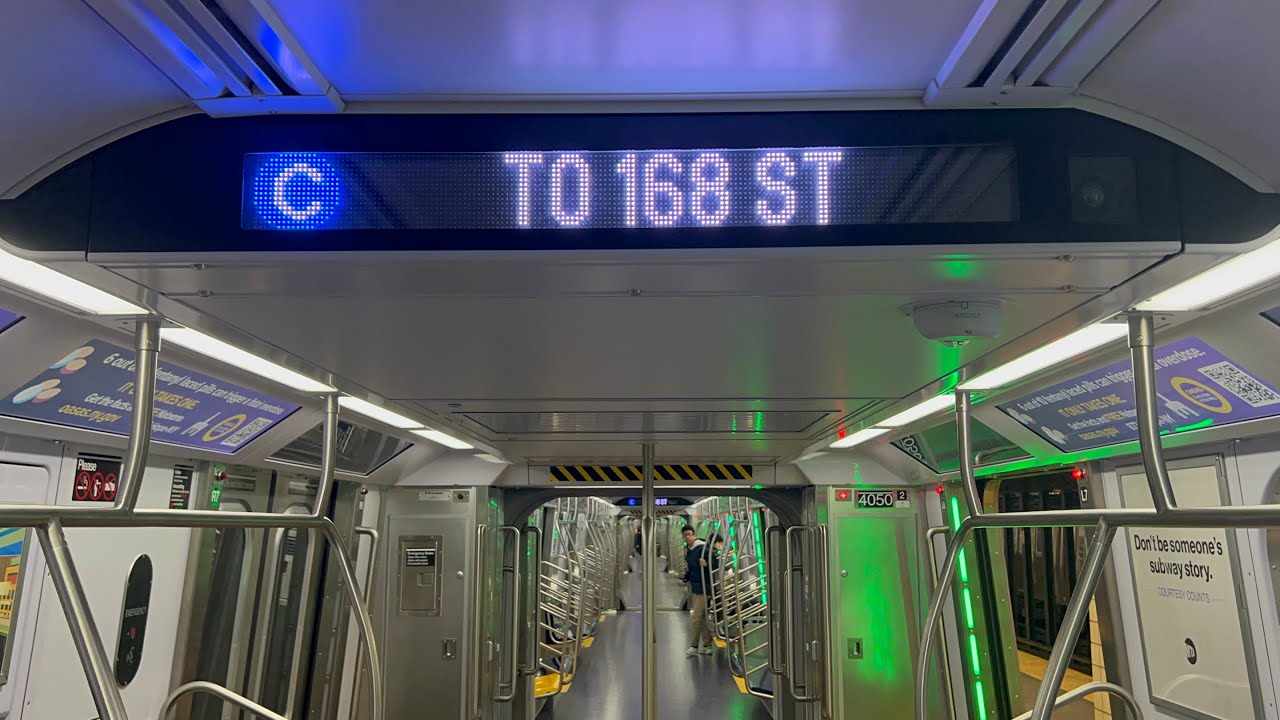 R211T (C) Local Train Ride from Euclid Avenue to 168th Street via Delancey Street