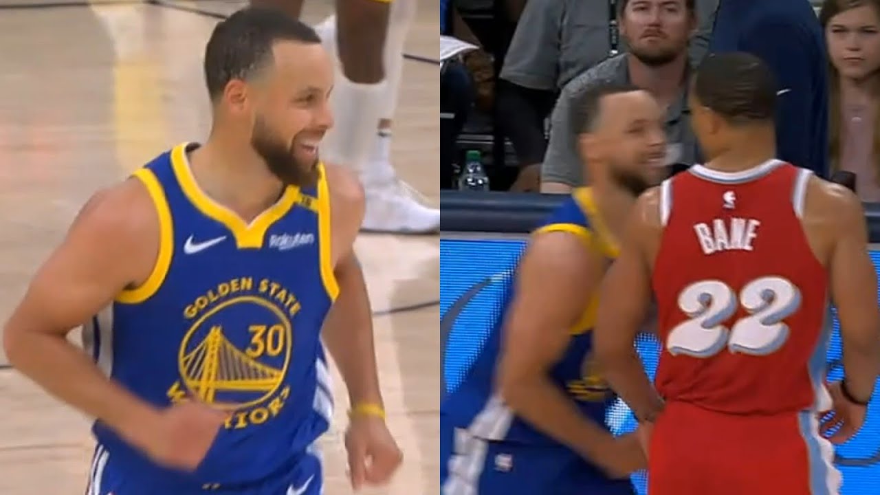 Steph Curry hits 12 threes vs Grizzlies then gets in Desmond Bane's face 👀