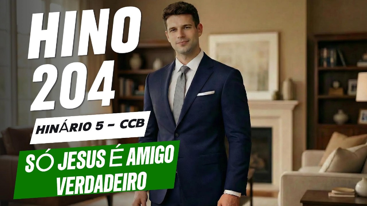 HINO CCB 204 - Só Jesus é amigo verdadeiro | Hino que me faz chorar toda vez que ouço