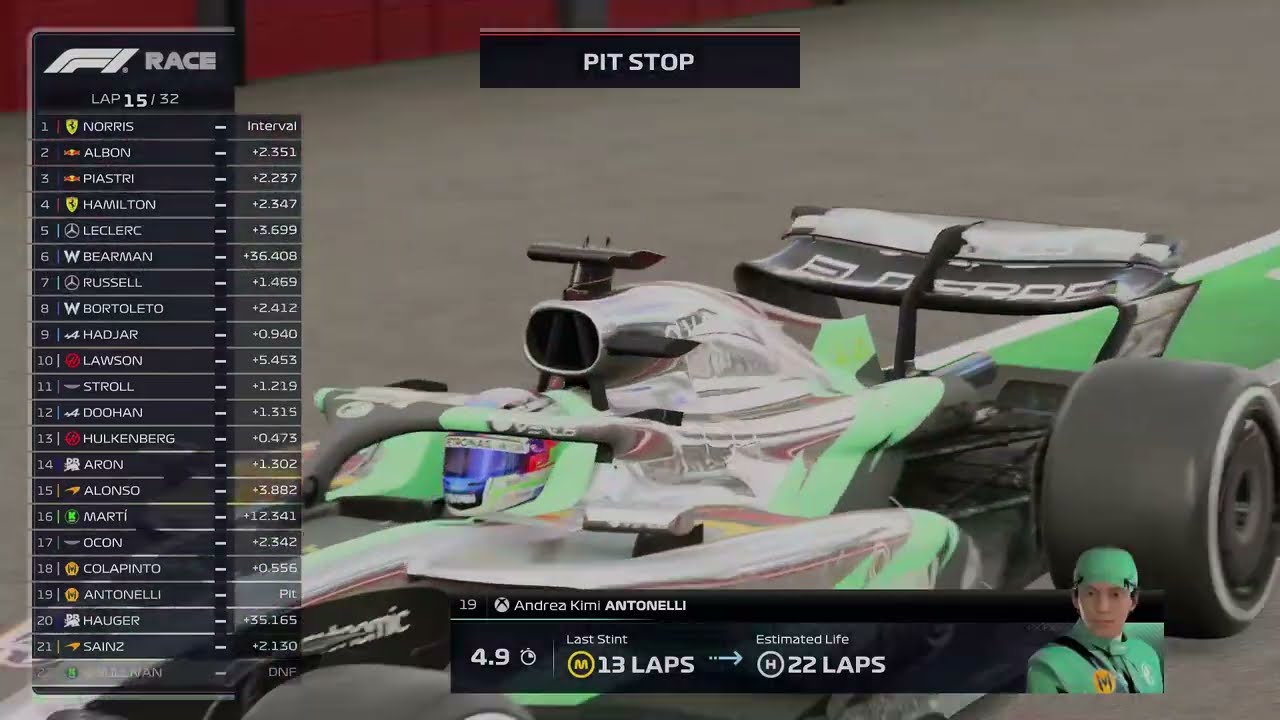 F1 25 My Team Kariéra