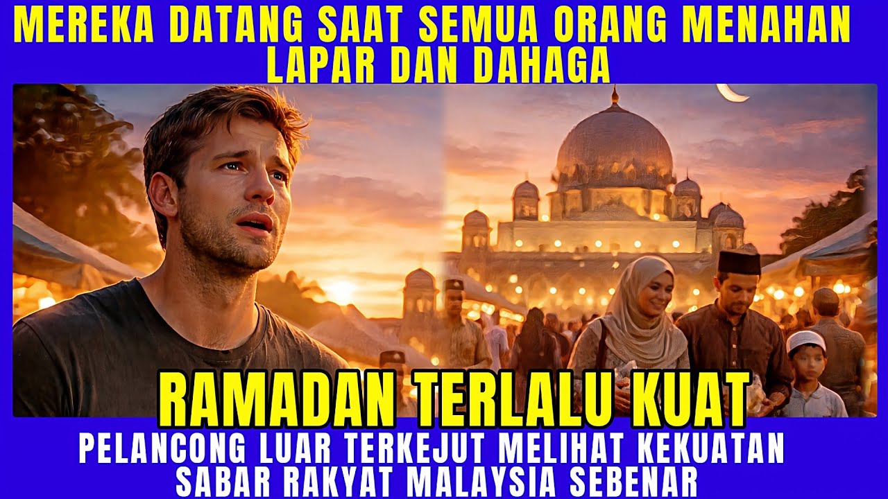 “RAMADAN MALAYSIA TERLALU KUAT?! Pelancong Luar Datang Walau Tahu Mereka Tak Boleh Makan!”