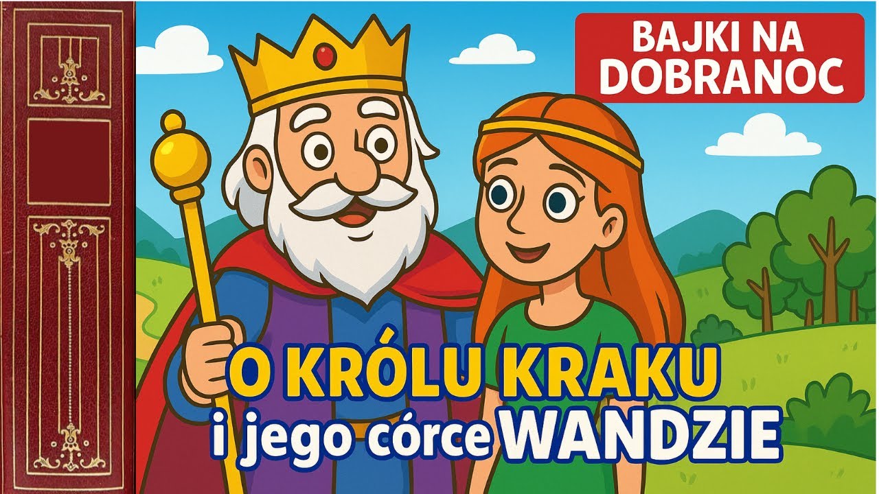 Kr&oacute;l Krak i Wanda 👑 | Legenda o założycielu Krakowa | Bajka na dobranoc dla dzieci