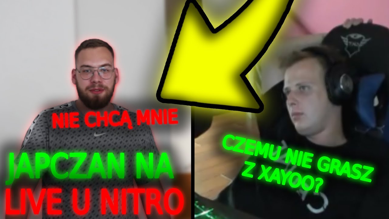 Japczan na LIVE u Nitro, XI nie chcą z nim grać ?