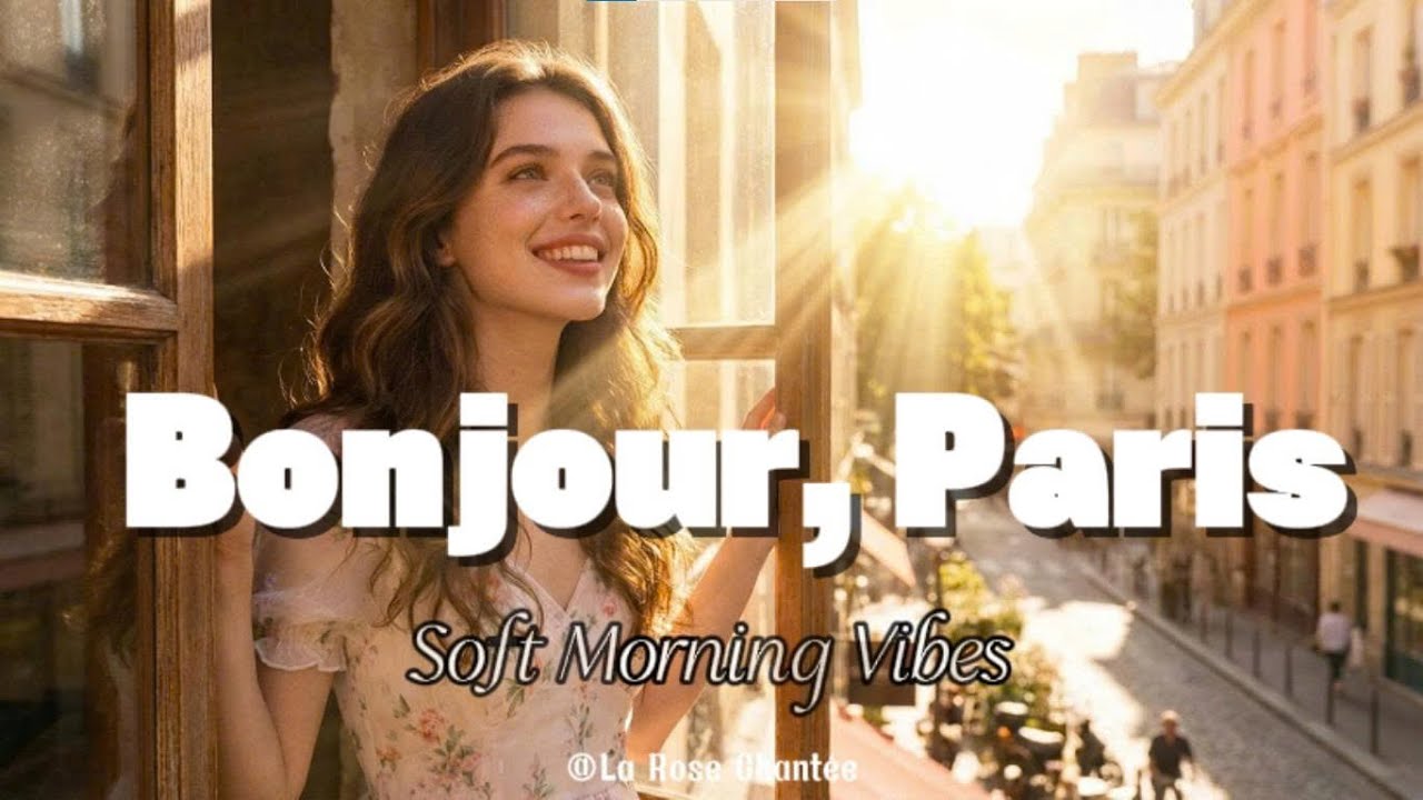 Bonjour, Paris 🌹 Romantic Morning Music in the City of Love | La Rose Chantee