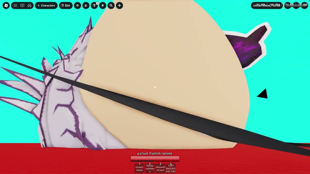 Testing out my jjs movesets