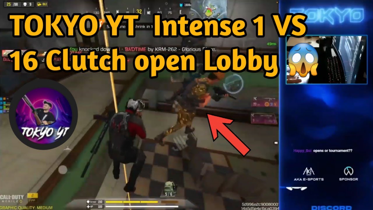 TokyoYT Intense 1 Vs 16 Clutch  Open lobby   @CoD Narco