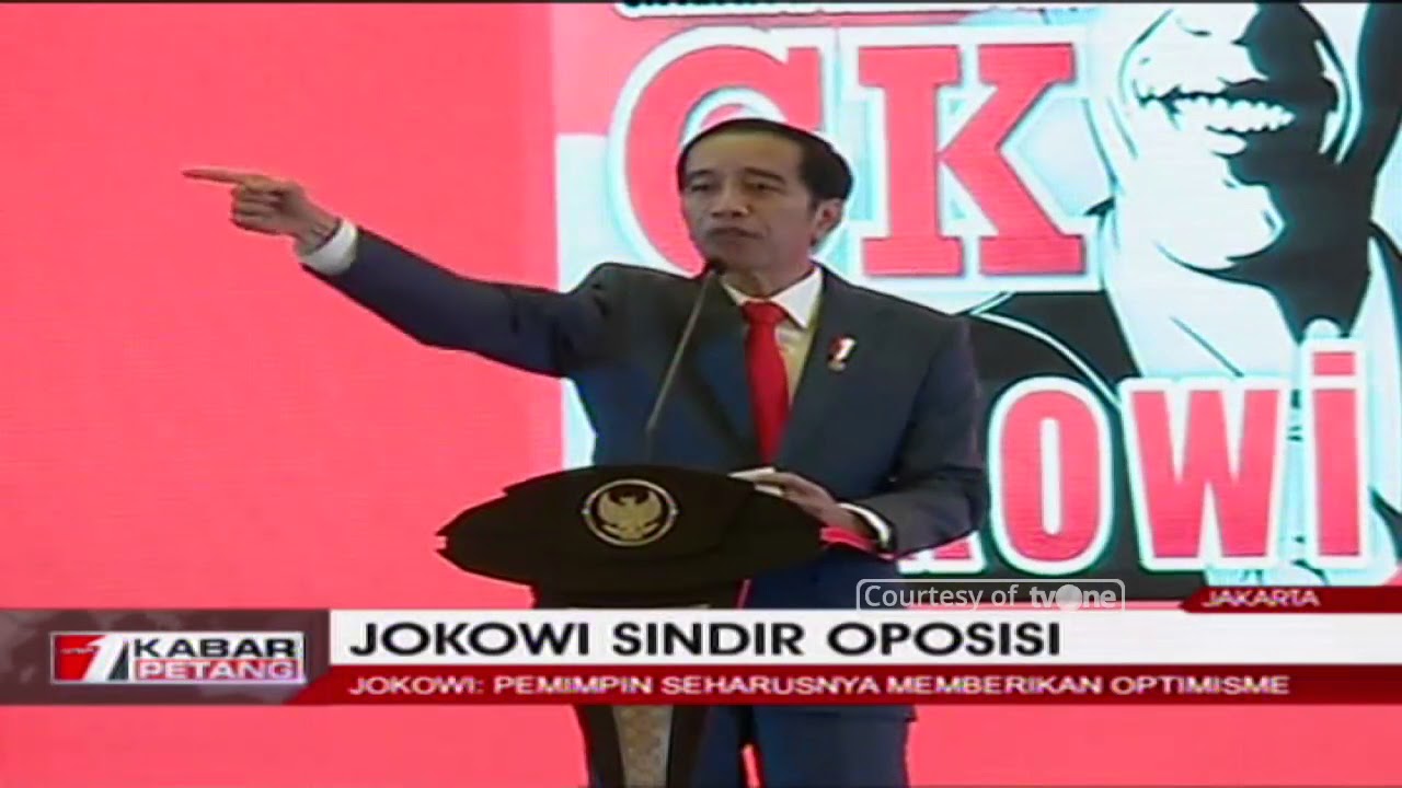 Pidato Jokowi Sindir Soal Indonesia Bubar 2030