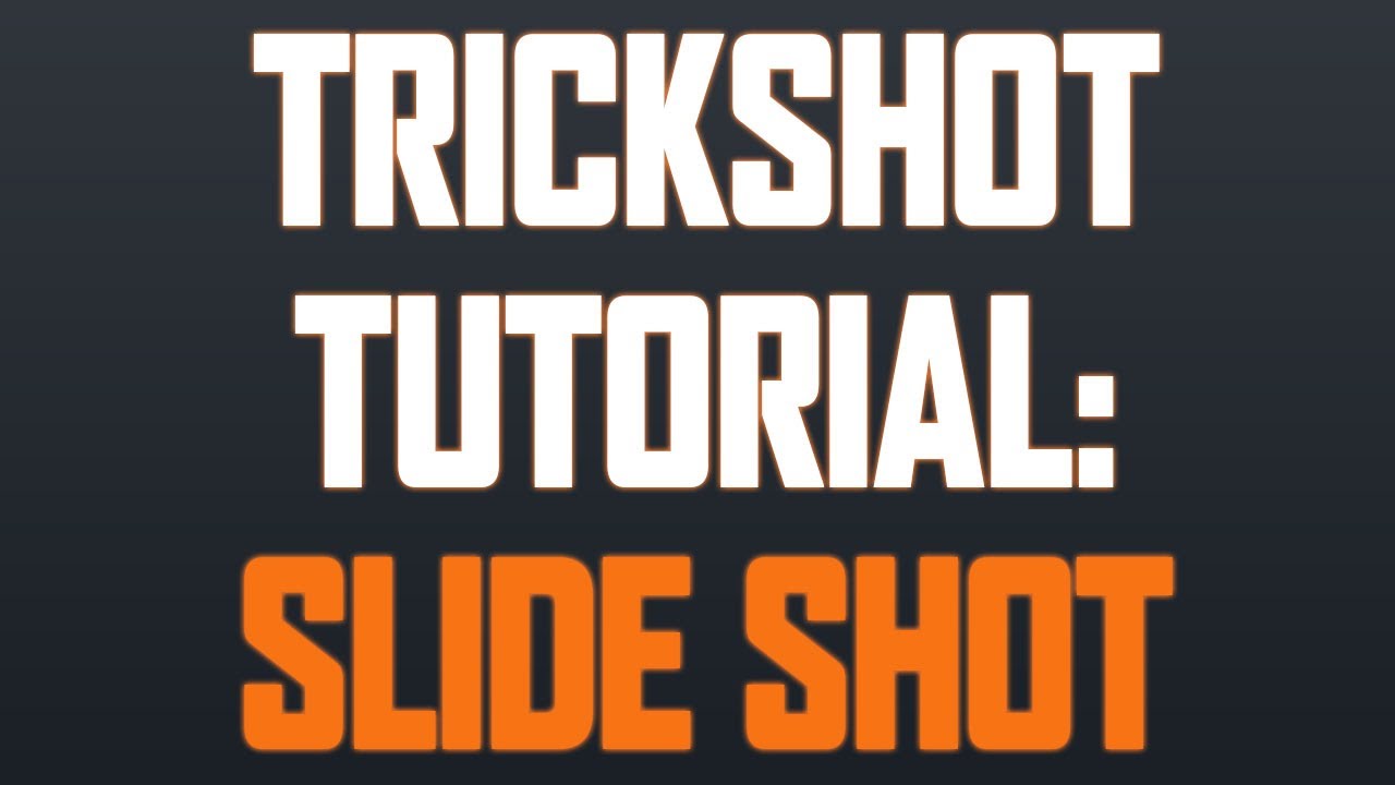 Black ops 2 Trickshot Tutorial - Slide Shot
