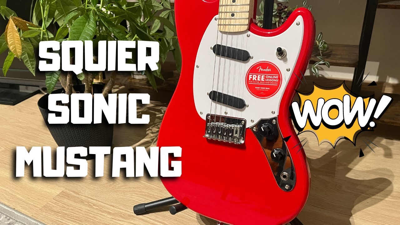 Squier Sonic Mustang — насколько он хорош? Обзор и демонстрация звука