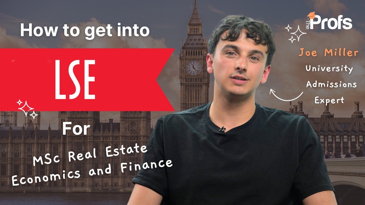 HOW TO GET INTO LSE REAL ESTATE ECONOMICS AND FINANCE