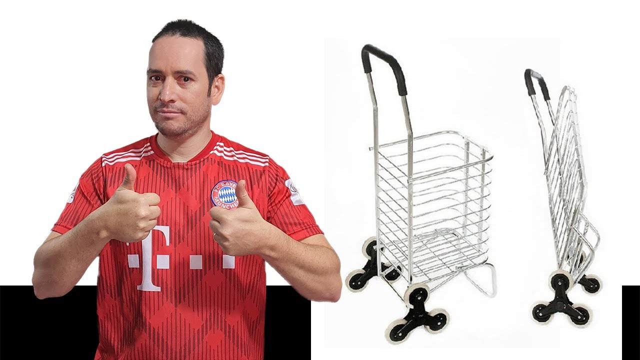 Carrinho Feira Dobrável Compras Subir Escada Rodas Reforçada - Como esta depois de 3 anos de uso.