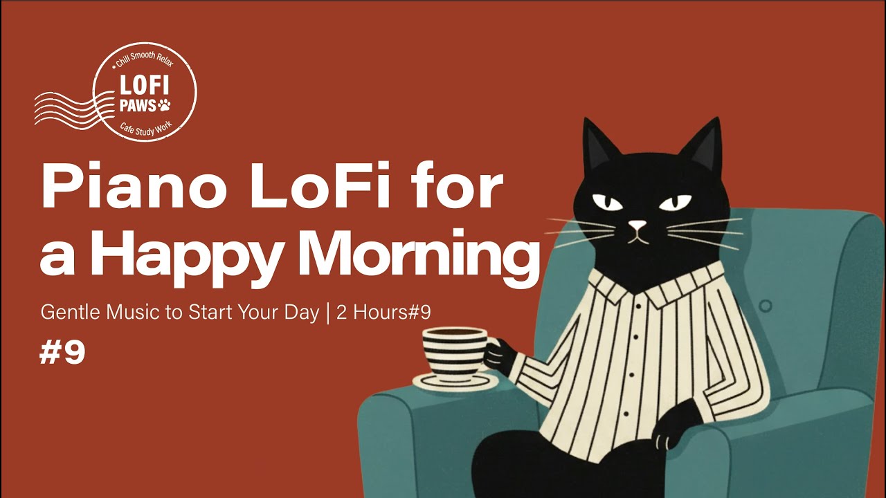 Piano LoFi for a Happy Morning 🌞 Gentle Music to Start Your Day | 2 Hours#9