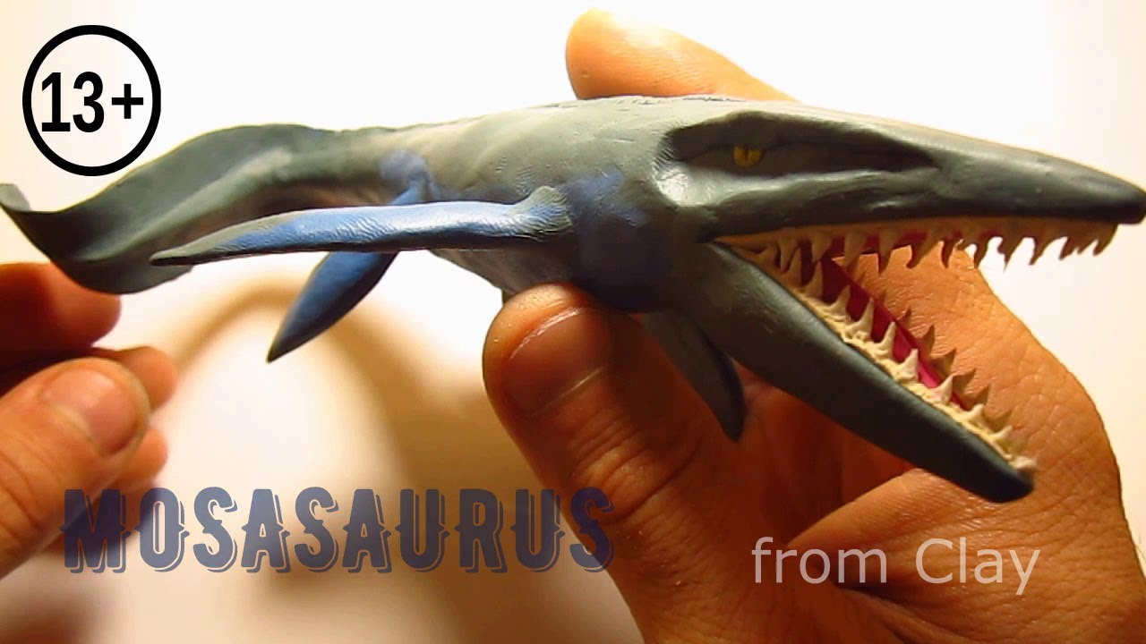 Мозазавр (Mosasaurus) из пластилина - Лепим из пластилина - Мега Пластилин