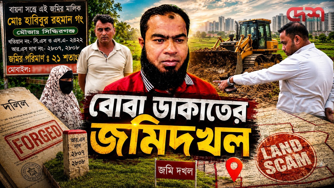 Land grab by dumb robber: Sold multiple times with fake documents! | Real Estate Scam | Crime File | Desh TV