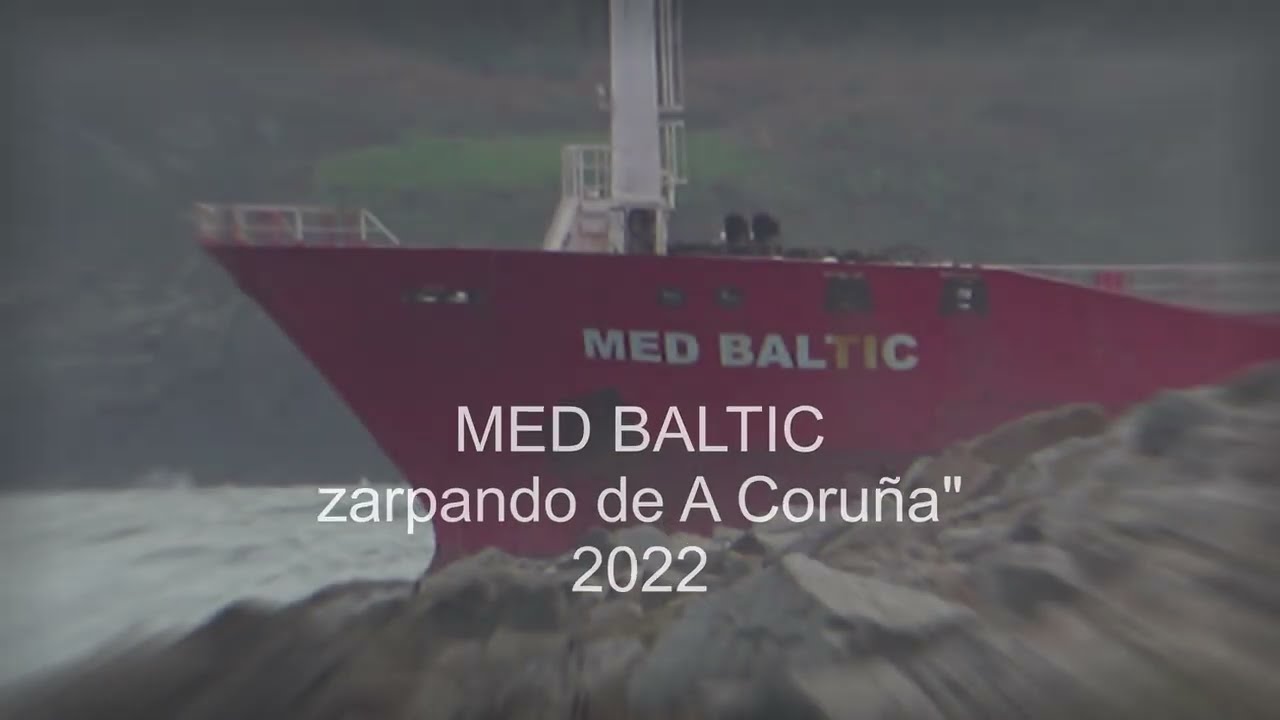 MED BALTIC zarpando de A Coruña 09012026